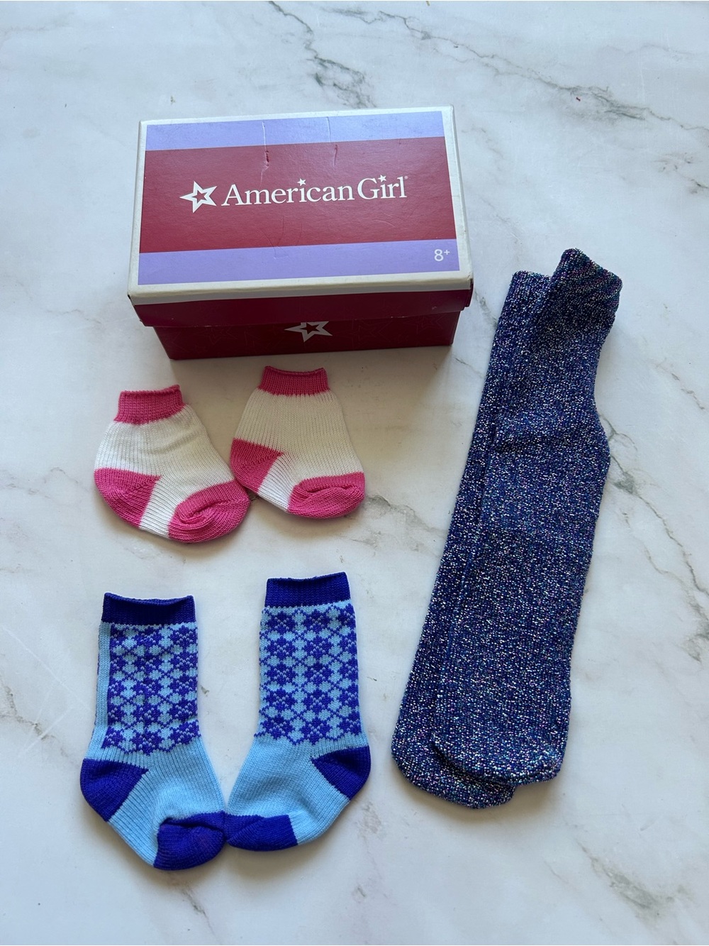 2006 American Girl Just Like You Tights And Socks Set F5282-CF1A